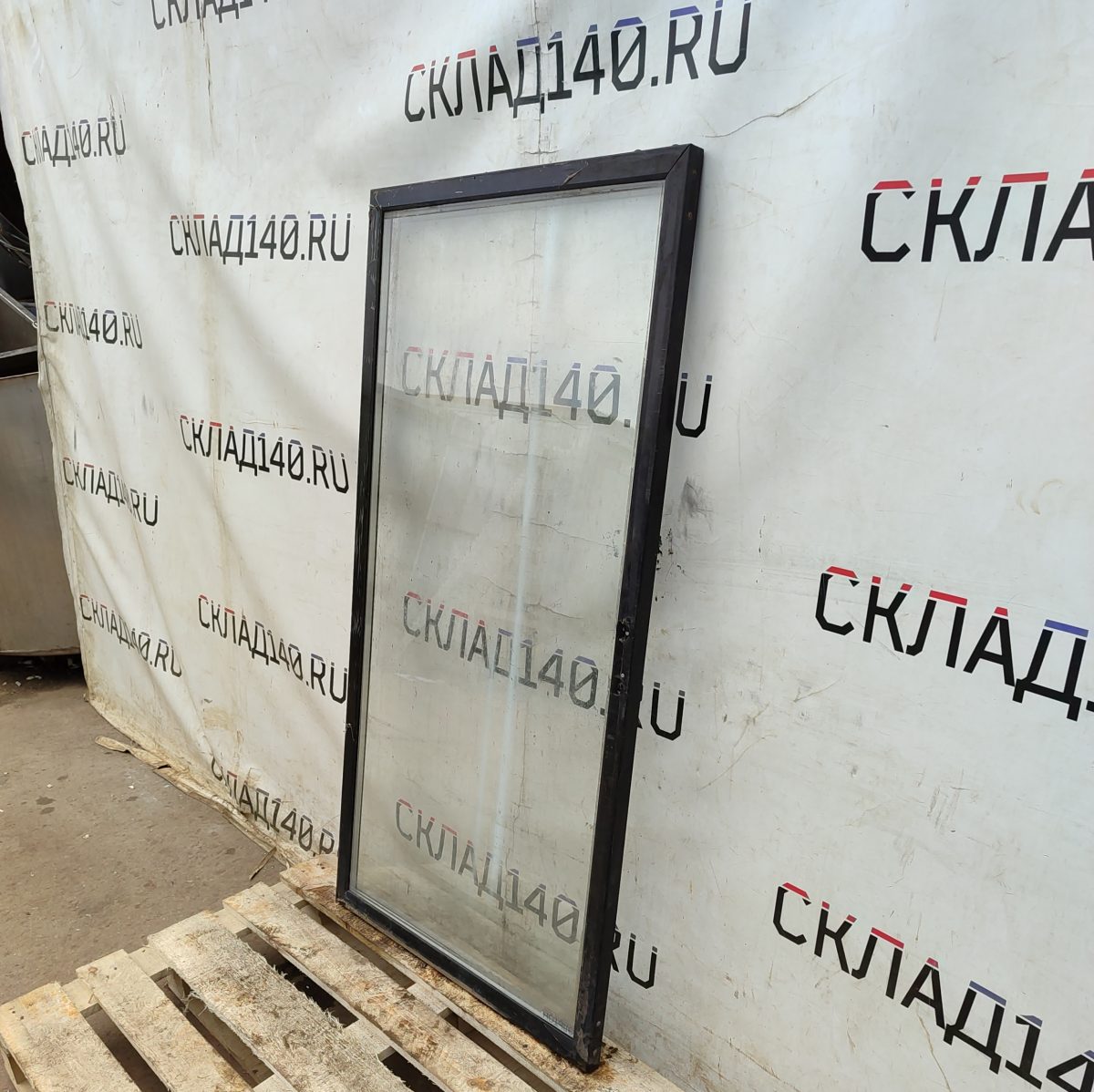 Купить Дверь стеклопакет черная (79/150/3,5)