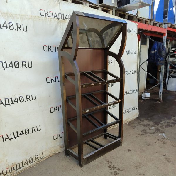 Купить Стеллаж хлебный 100/45/217 дерево венге 3 полки