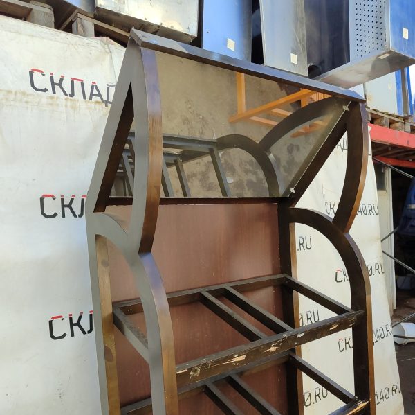 Купить Стеллаж хлебный 100/45/217 дерево венге 3 полки