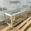 Купить Витрина нейтральная настольная 237/35/37 алюминий/стекло серая