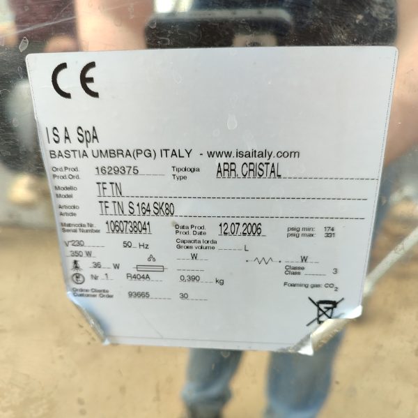 Купить Витрина кондитерская холодильная ISA ARR.CRISTAL TF TN S 164 SK80