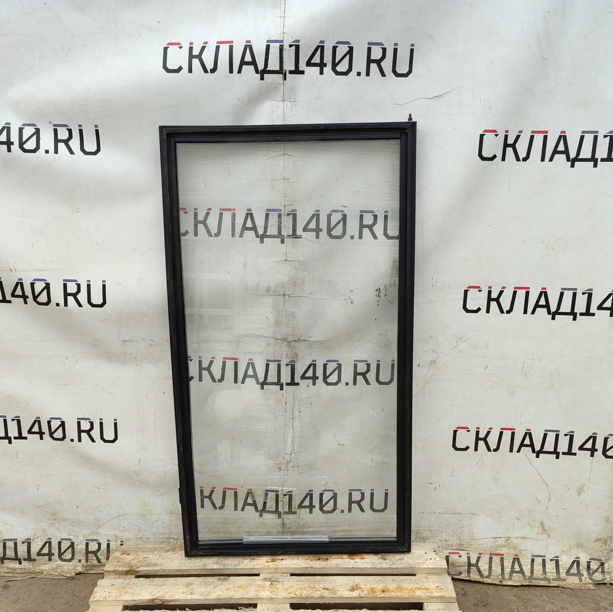 Купить Дверь Iglo стеклопакет черная (81/145,5/3,5)