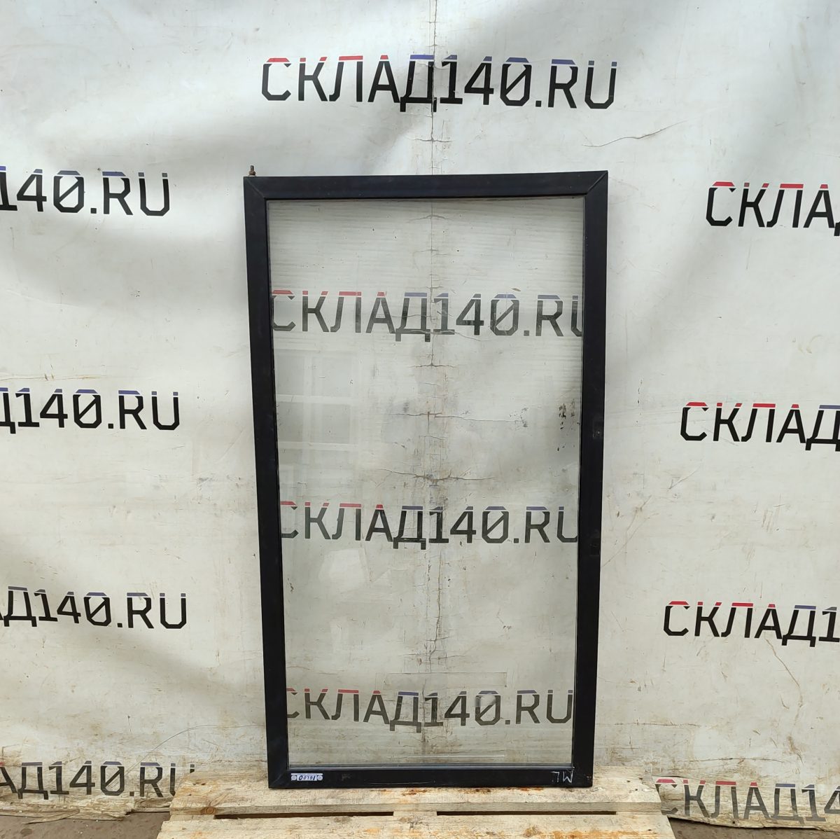 Купить Дверь Iglo стеклопакет черная (81/145,5/3,5)