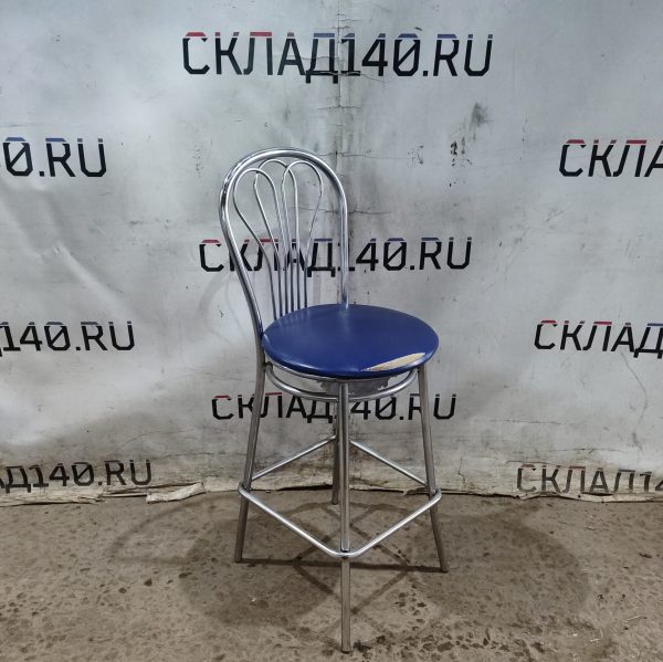 Купить Стул барный Стинг кожзам синий