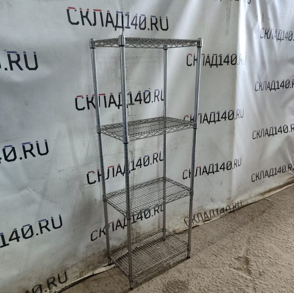 Купить Стеллаж 610/355/1650 решетчатый Creando 4 полки