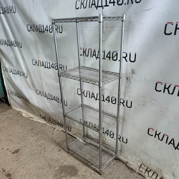 Купить Стеллаж 610/355/1650 решетчатый Creando 4 полки