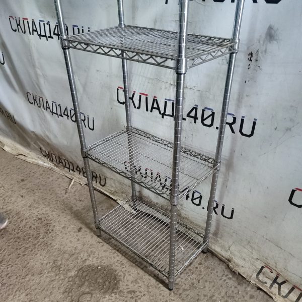Купить Стеллаж 610/355/1650 решетчатый Creando 4 полки