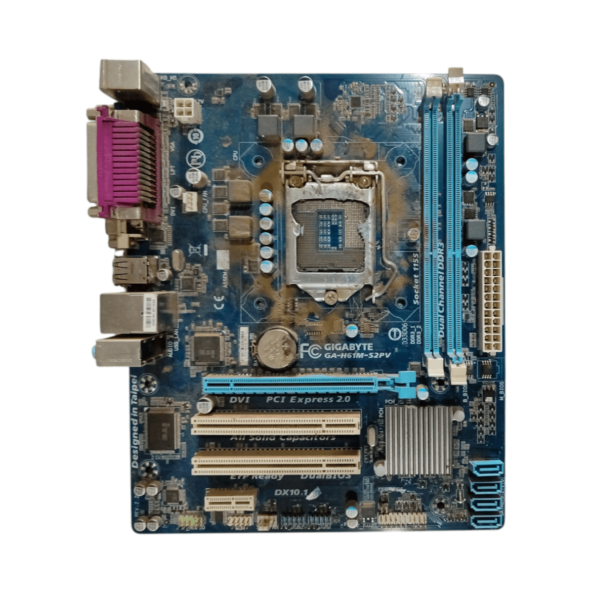 Купить Материнская плата S-1155 Gigabyte GA-H61M-S2PV