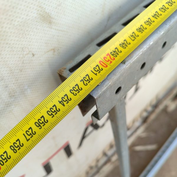 Купить Рама полочного сталлажа ФЗМ 254/80/4 оцинкованная