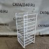Купить Стеллаж/комод металический Elfa с сетчатыми корзинами белый 43/45/104 10ур