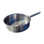 Сотейник нержавеющая сталь без крышки 6л д28 в10