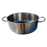 Кастрюля нержавеющая сталь без крышки 14л д35 в15