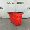 Купить Тележка покупательская пластиковая красная