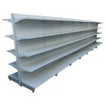 Стеллаж торговый островной 800 см (тип 69)