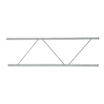 Рама полочного сталлажа ФЗМ 254/80/4 белая