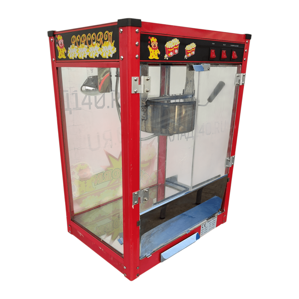 Купить Аппарат для попкорна Starfood ET-POPB-R