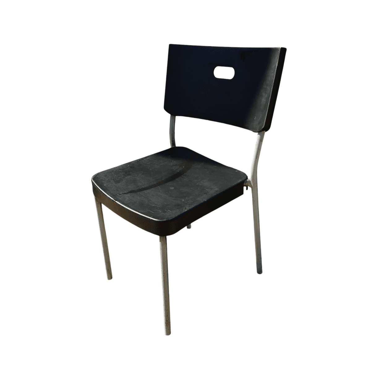 Купить Стул Ikea Herman пластик черный