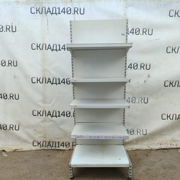 Купить Стеллаж торговый белый 69/178 4п41 основание 50