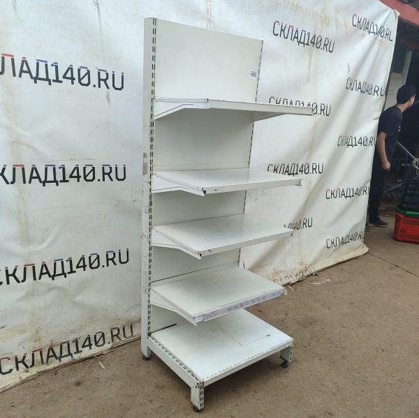 Купить Стеллаж торговый белый 69/178 4п41 основание 50
