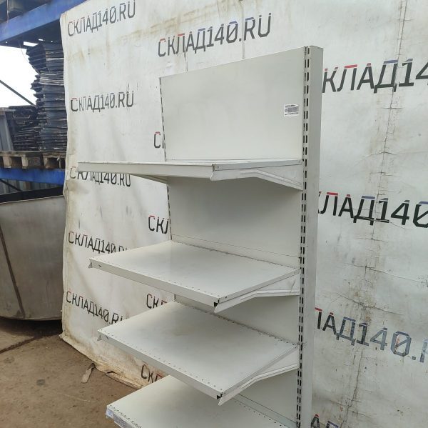Купить Стеллаж торговый белый 69/178 4п41 основание 50