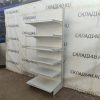 Купить Стеллаж торговый белый 90/207 5п40 основание 50