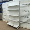 Купить Стеллаж торговый белый 127/215 4п30 основание 40