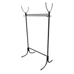 Вешалка черная сталь двойная 106/71/192
