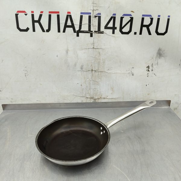 Купить Сковорода нержавейка д28/5 ручка 26
