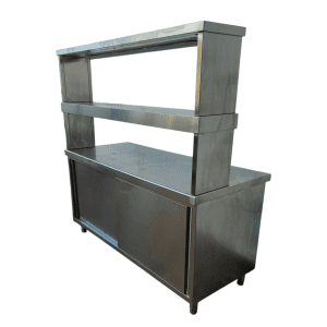 Купить Стол тепловой раздаточный KOVINASTROJ EP2V-20 с полкой надстройкой