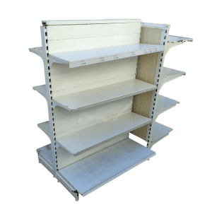 Купить Стеллаж торговый кассовый островной/торцевой 145/146/90