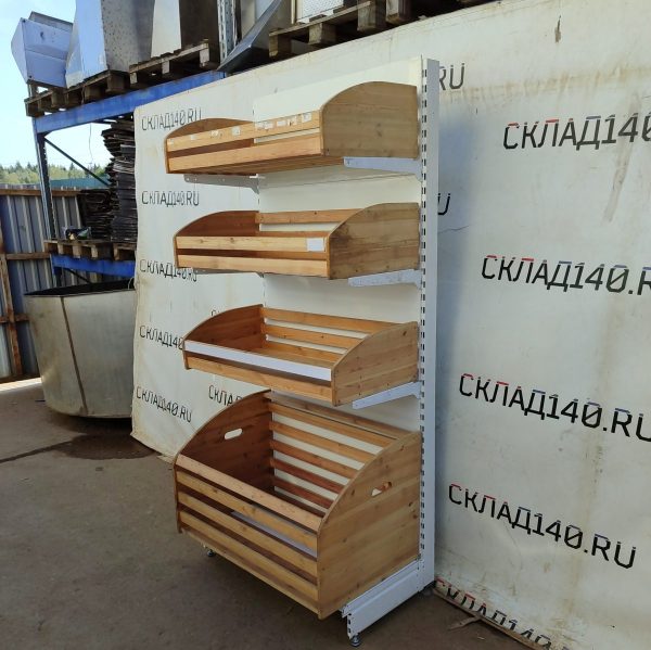 Купить Стеллаж хлебный 100/220 сталь белый