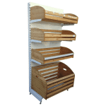 Стеллаж хлебный 100/220 сталь белый