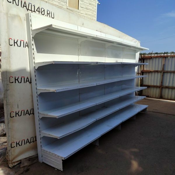 Купить Стеллаж торговый пристенный 400 см (тип4)