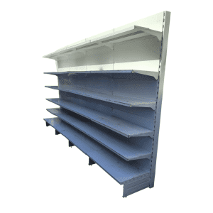 Стеллаж торговый пристенный 400 см (тип4)