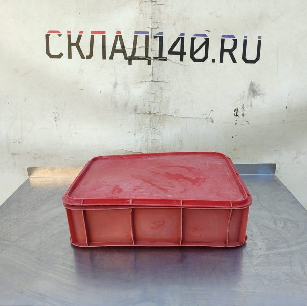 Купить Красный ящик + крышка красная