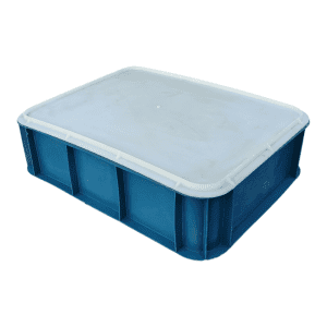 Купить Синий ящик + крышка белая