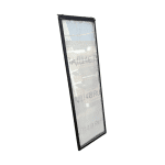 Дверь стеклопакет черная (57/166/4,5)