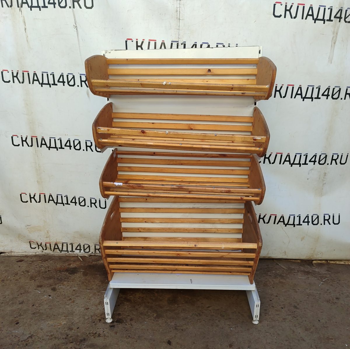 Купить Стеллаж хлебный 100/170 сталь белый