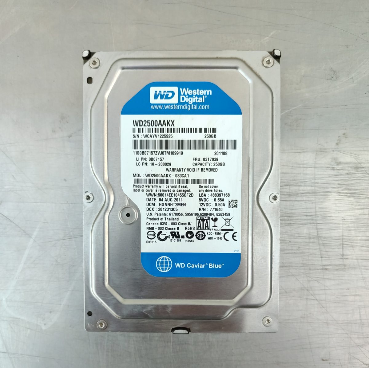 Купить Жесткий диск western Digital WD2500AAKX