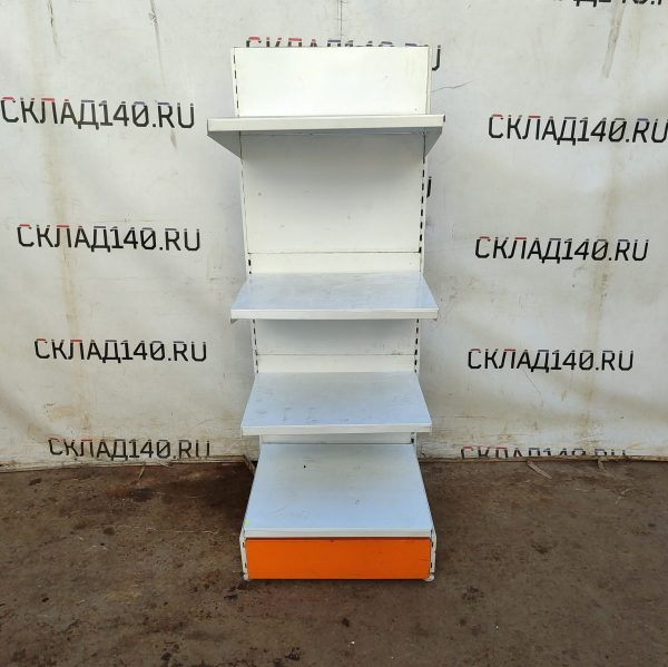 Купить Стеллаж торговый белый 66/174 3п50 осн 60