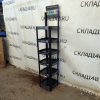 Купить Стойка торговая 40/40/188 сталь/пластик 6 полок черная EON