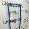Купить Стойка прикассовая 35/43/164 синяя 15 крючков полка