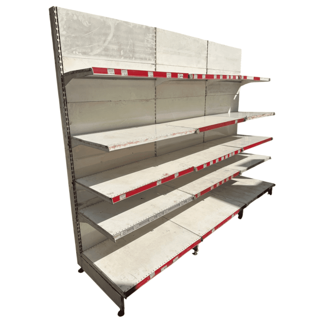 Стеллаж торговый пристенный