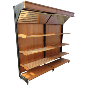 Купить Стеллаж хлебный 254/231 сталь черный орех