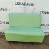 Купить Диван Альфа 120 зеленый кожа