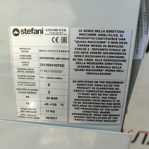 Купить Воздухоохладитель Stefani SHCS 1 025/2 c7 e4s