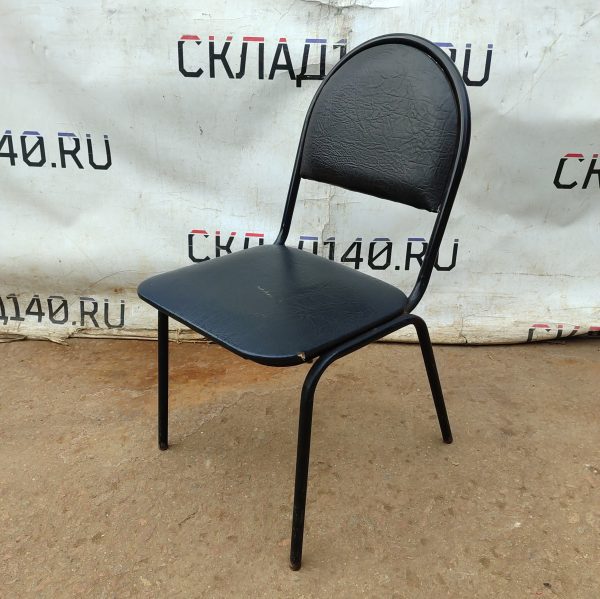 Купить Стул офисный Стандарт черный кожа