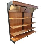 Стеллаж хлебный 254/231 сталь черный орех