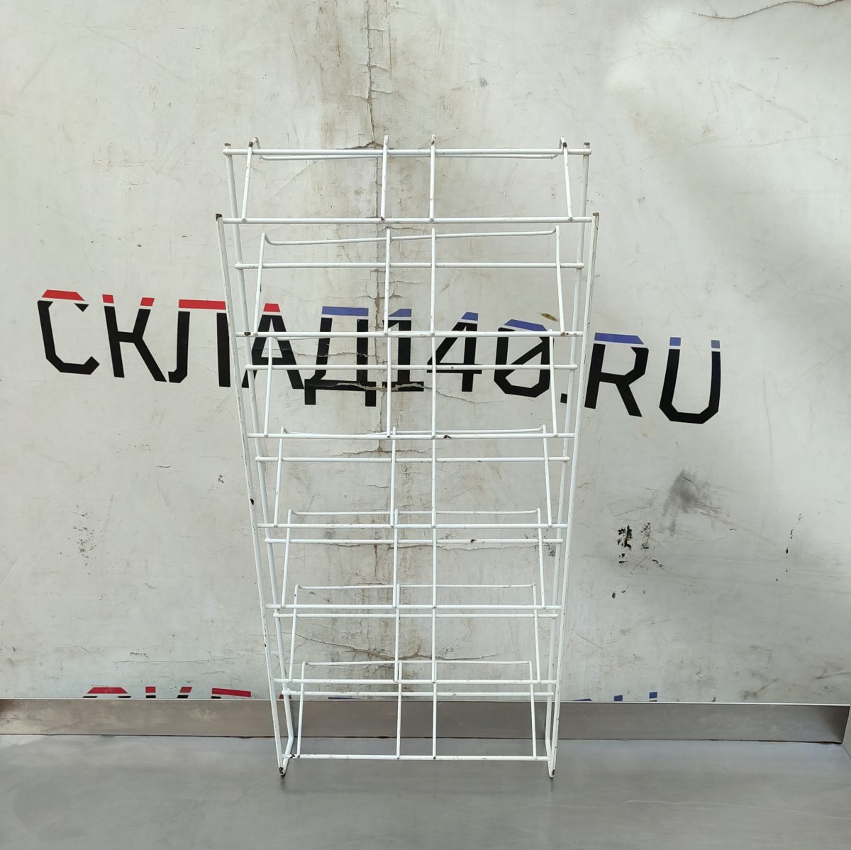 Купить Стойка прикассовая навесная 30/64 белая 7 полок