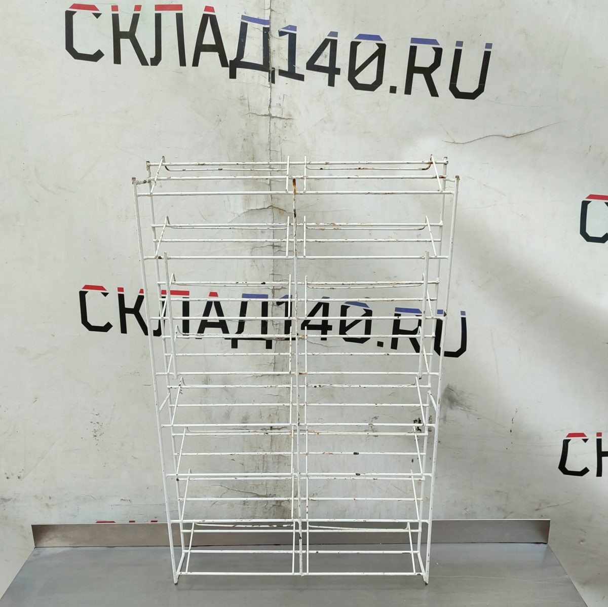 Купить Стойка прикассовая навесная 45/71 белая 8 полок